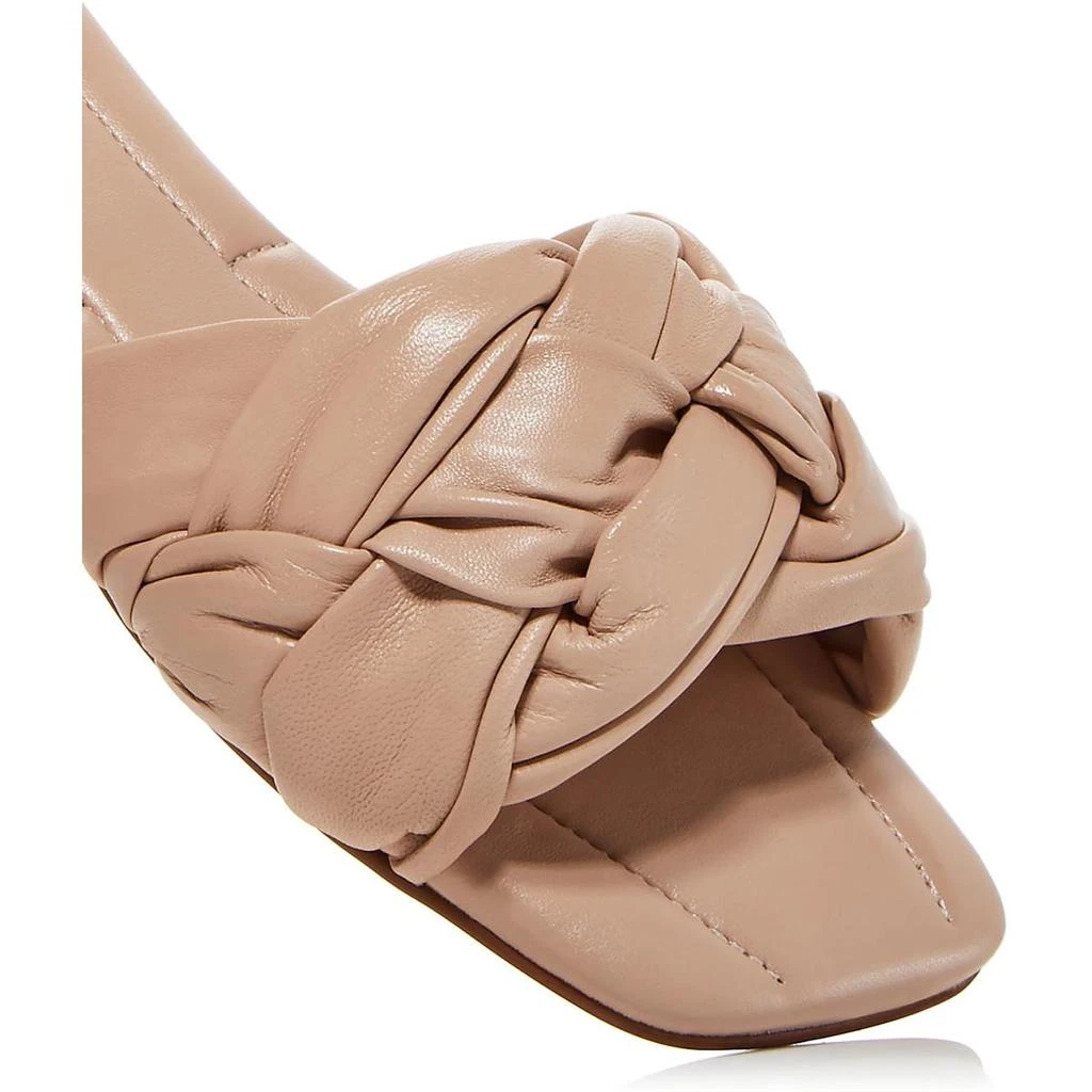 Marc Fisher LTD Womens Miyuki Leather Square Toe Slide Sandals 商品