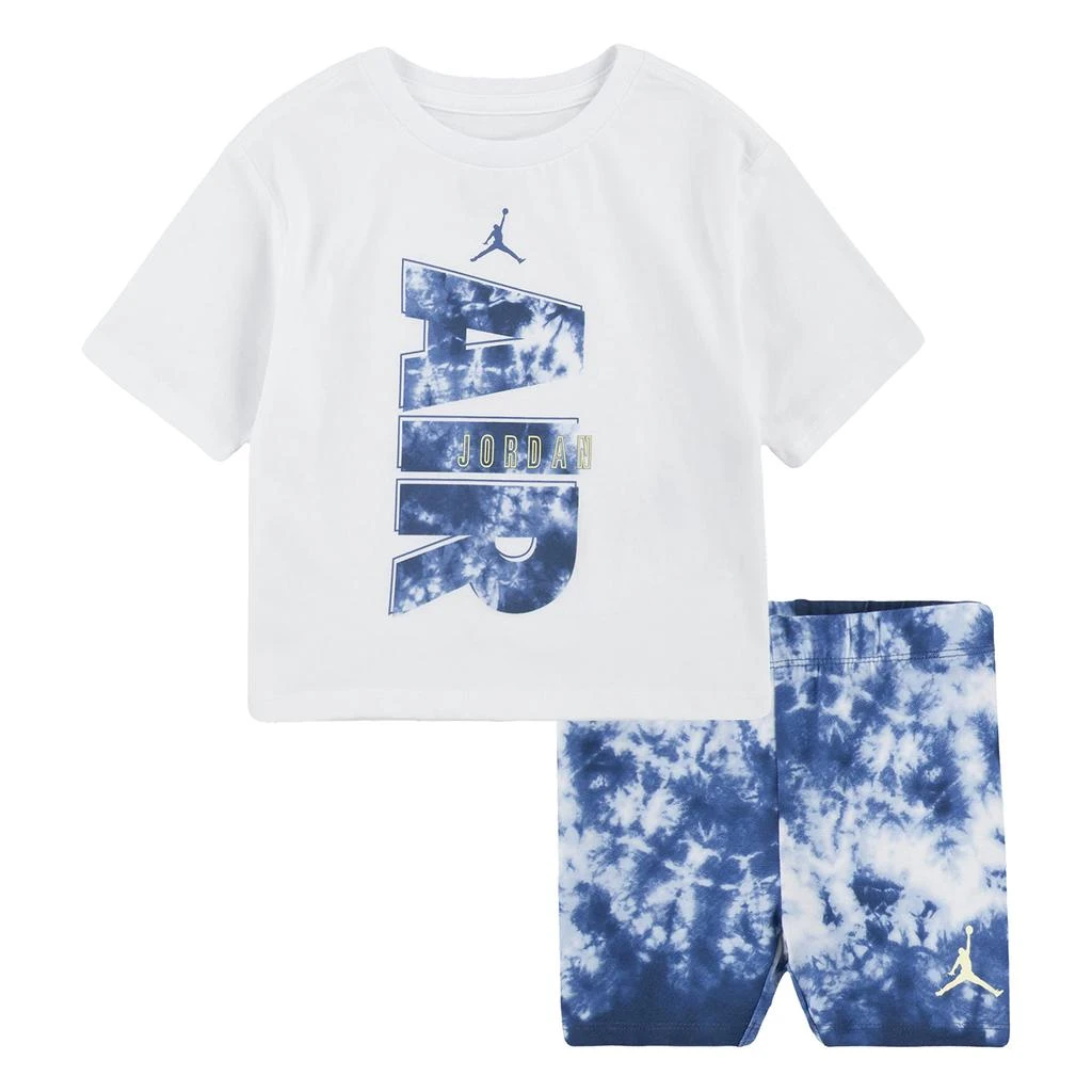 商品Jordan|Cloud Dye Bike Shorts Set (Toddler),价格¥181,第1张图片