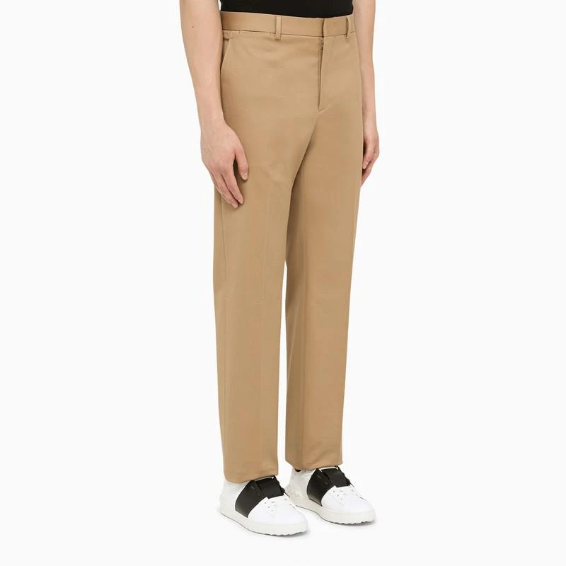 商品Valentino|Beige cotton regular trousers,价格¥2060,第3张图片详细描述