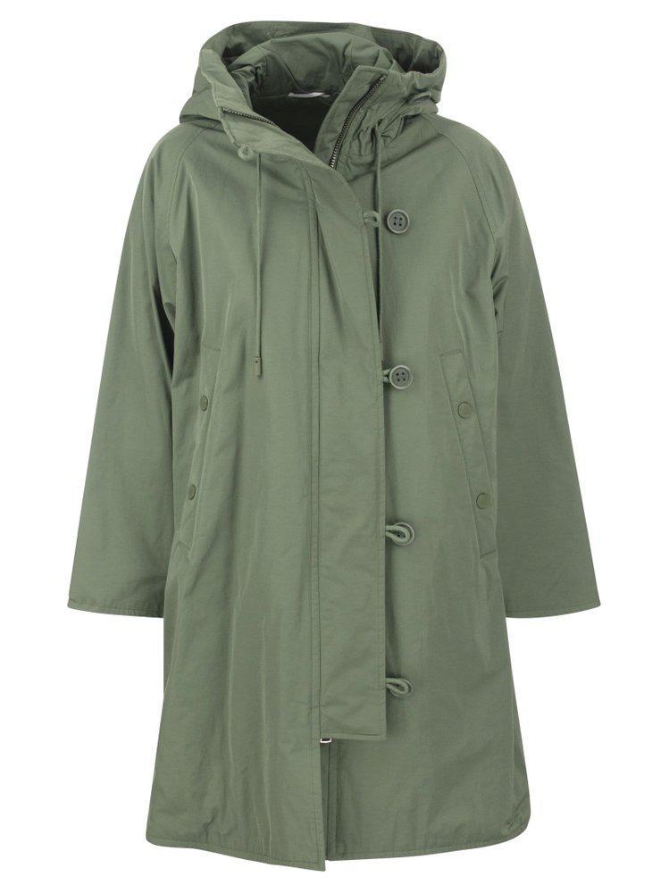 商品Weekend Max Mara|Weekend Max Mara Buttoned Long-Sleeved Parka,价格¥3878,第1张图片