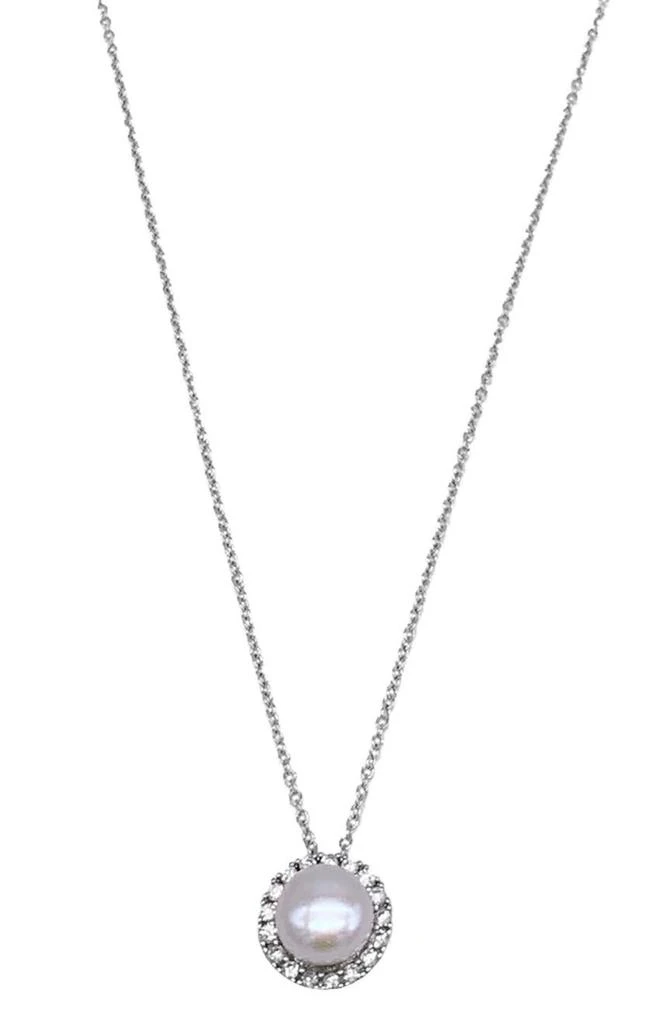 商品ADORNIA|Floating Freshwater Pearl Halo Necklace,价格¥150,第1张图片