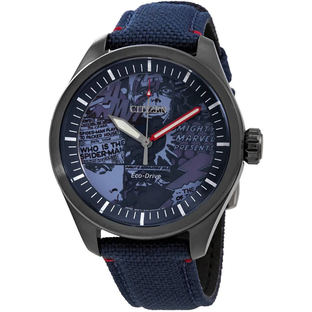 商品Citizen|Marvel Heroes Blue Dial Men's Watch AW2037-04W,价格¥1028,第1张图片