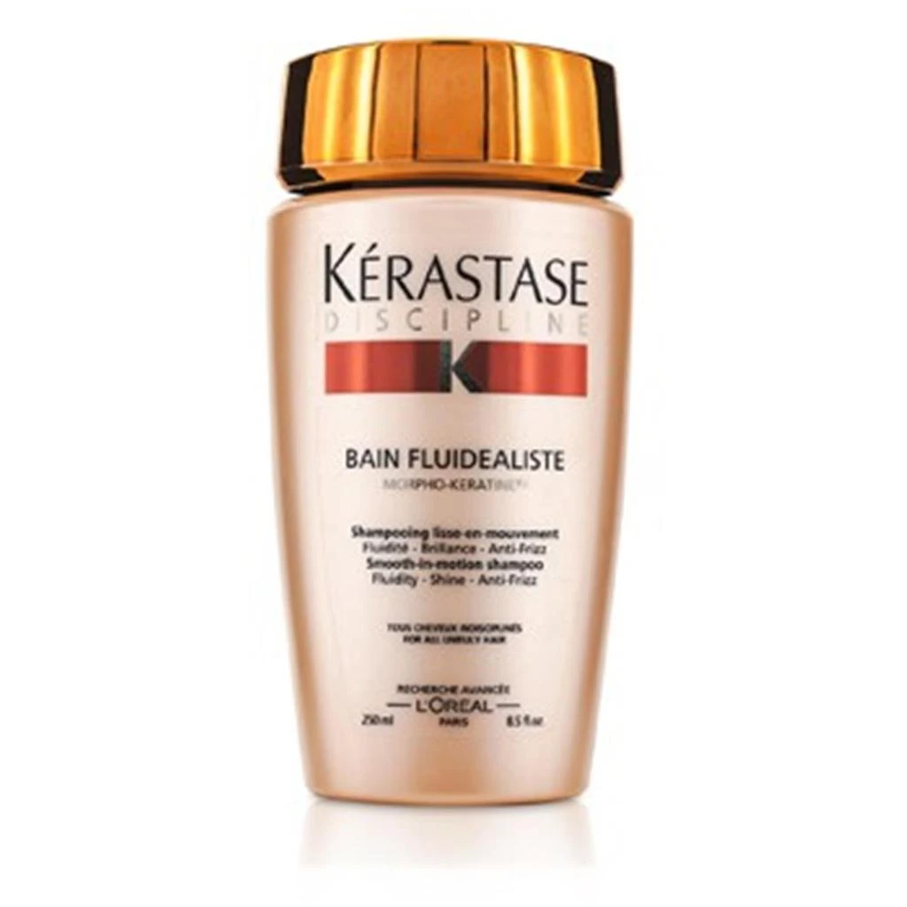 商品Kérastase|Kerastase 181211 Discipline Bain Fluidealiste Smooth-in-Motion Shampoo for All Unruly Hair, 250 ml-8.5 oz,价格¥345,第1张图片