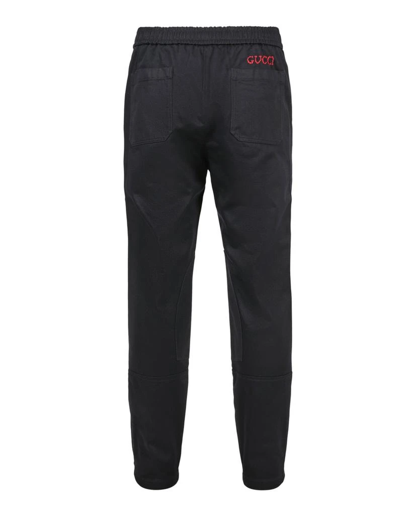 商品Gucci|Embroidered Logo Pants,价格¥3338,第2张图片详细描述