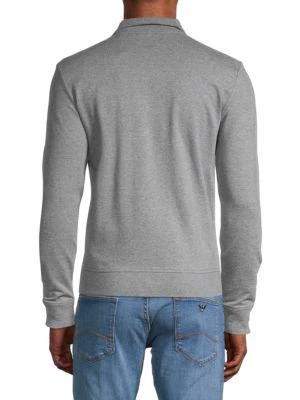 商品Armani|Logo-Embroidered Stretch-Cotton Jacket,价格¥515,第2张图片详细描述
