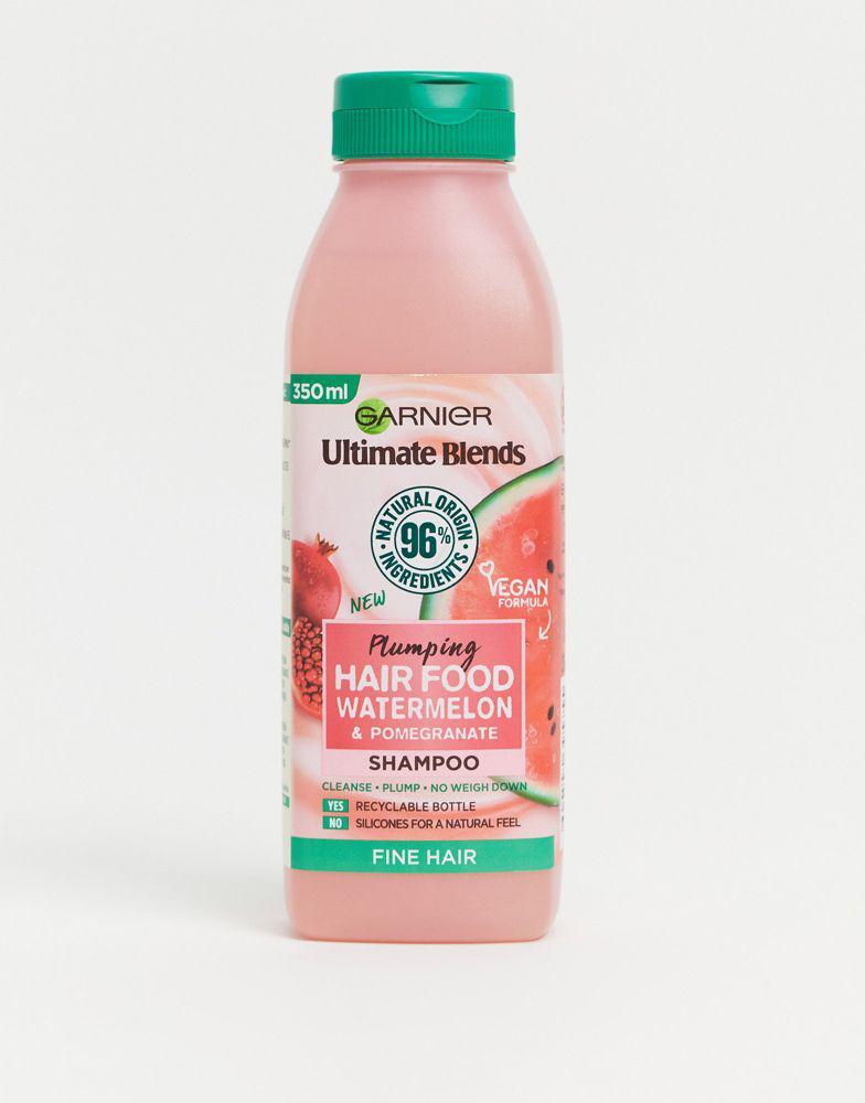 商品Garnier|Garnier Ultimate Blends Plumping Hair Food Watermelon Shampoo for Fine Hair 350ml,价格¥49,第1张图片