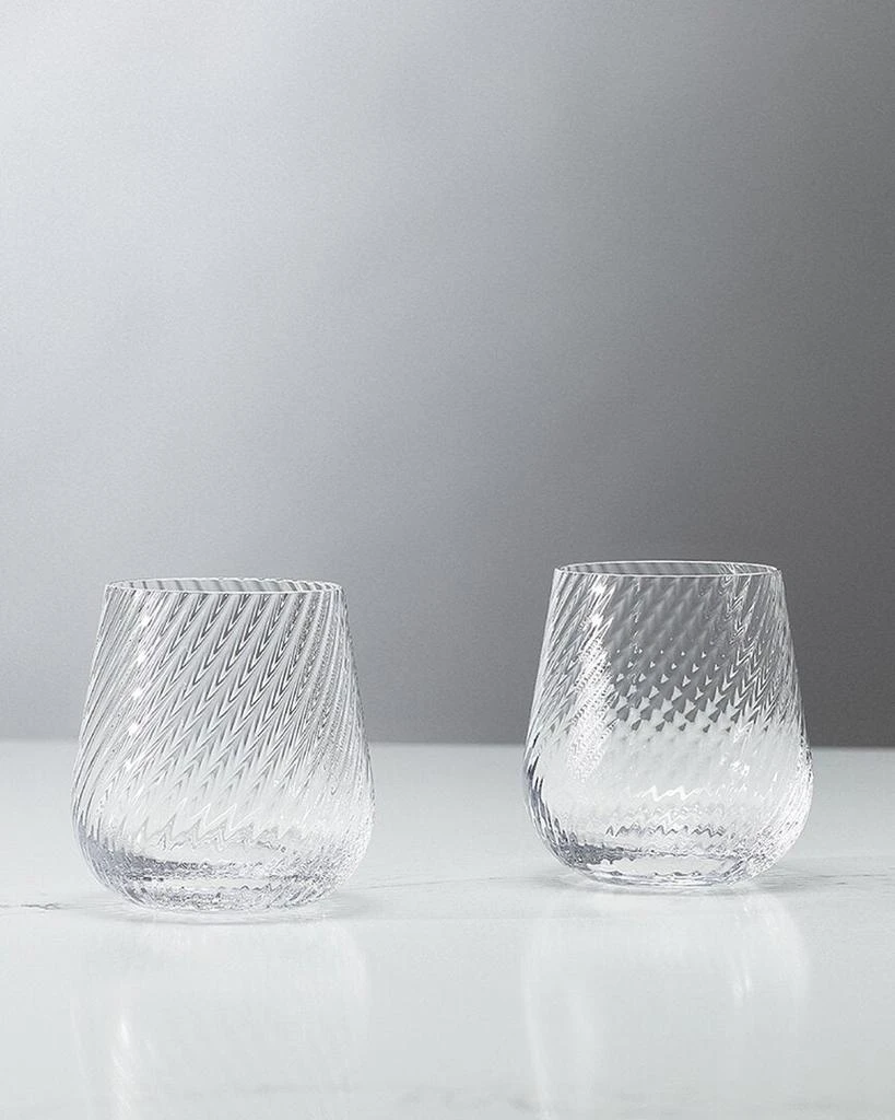 商品Wedgwood|Set of 2 Vera Wang Swirl Tumblers,价格¥236,第4张图片详细描述