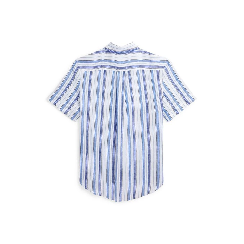 商品Ralph Lauren|Big Boys Striped Linen Short-Sleeve Shirt,价格¥251,第5张图片详细描述