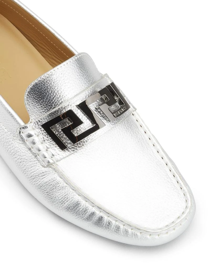 商品Versace|Men's Greca Plaqué Leather Drivers,价格¥2621,第4张图片详细描述