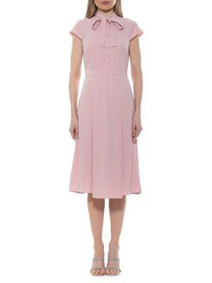 商品ALEXIA ADMOR|The Kidman Mockneck Fit and Flare Dress,价格¥680,第1张图片