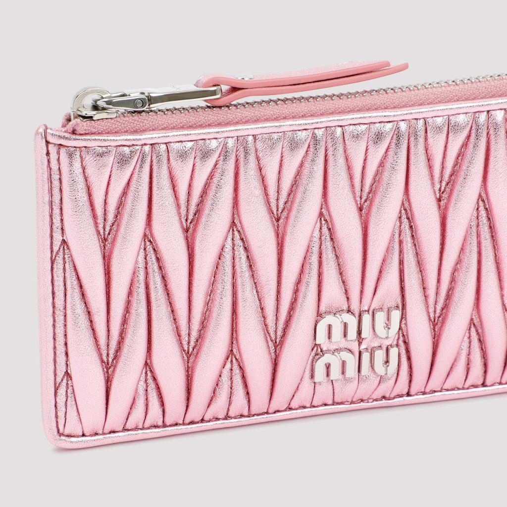 商品Miu Miu|MIU MIU  MATELASSÉ LEATHER POUCH SMALLLEATHERGOODS,价格¥2575,第5张图片详细描述