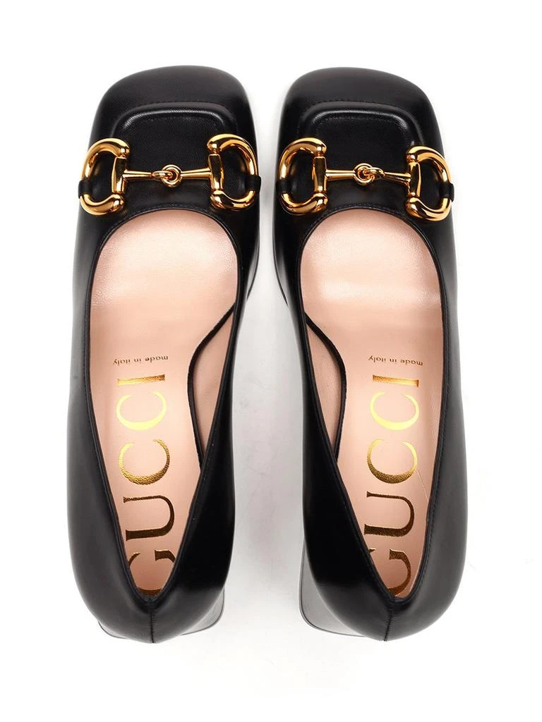 商品Gucci|Gucci Horsebit Mid-Heel Pumps,价格¥4722,第4张图片详细描述