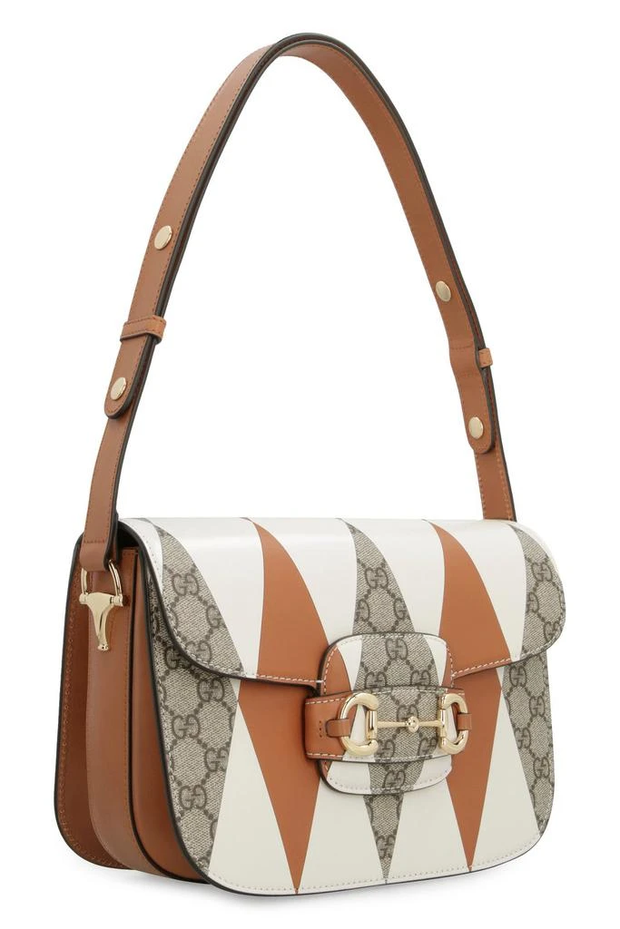 商品Gucci|Gucci Horsebit 1955 Geometric Pattern Small Shoulder Bag,价格¥23192,第3张图片详细描述