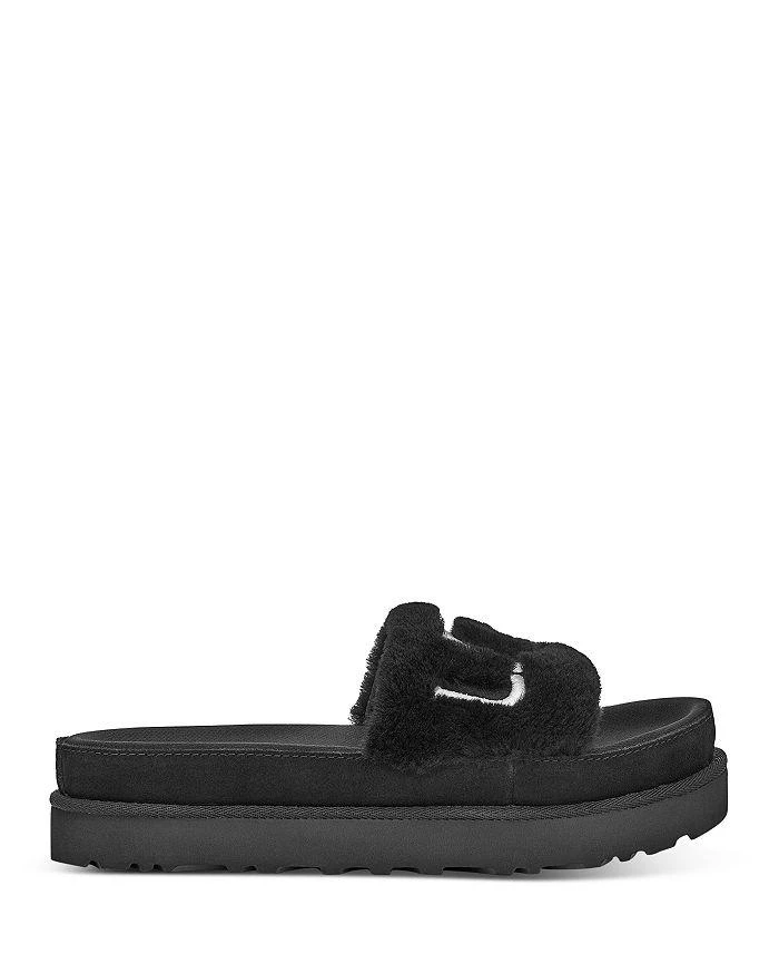 商品UGG|Women's Laton Logo-Embroidered Slide Sandals,价格¥524,第2张图片详细描述