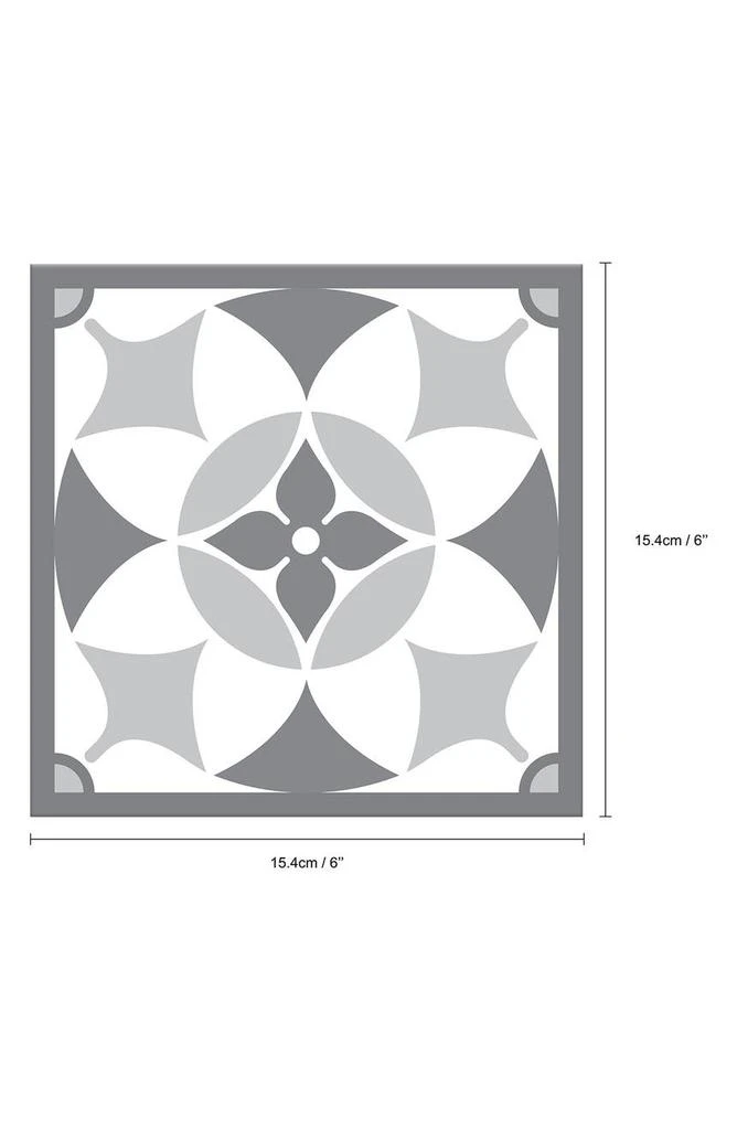Purbeck Stone Glossy 3D Sticker Tile 15.4 cm (6 in) - 16pcs in a pack 商品