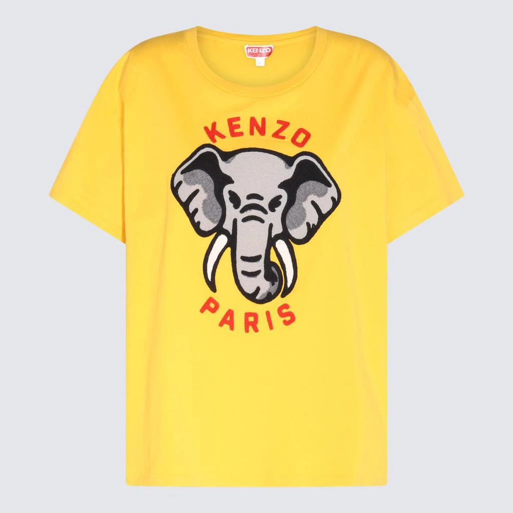 商品Kenzo|KENZO YELLOW COTTON T-SHIRT,价格¥1039,第1张图片