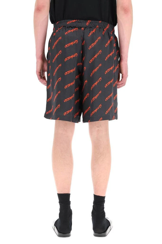 商品Vetements|Vetements logo printed bermuda shorts,价格¥2726,第3张图片详细描述