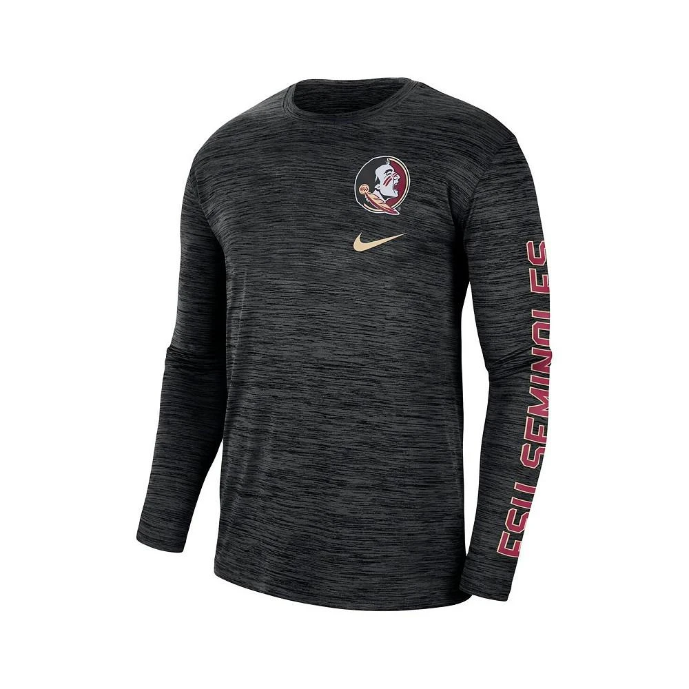 商品NIKE|Men's Black Florida State Seminoles Velocity Legend Team Performance Long Sleeve T-shirt,价格¥222,第2张图片详细描述