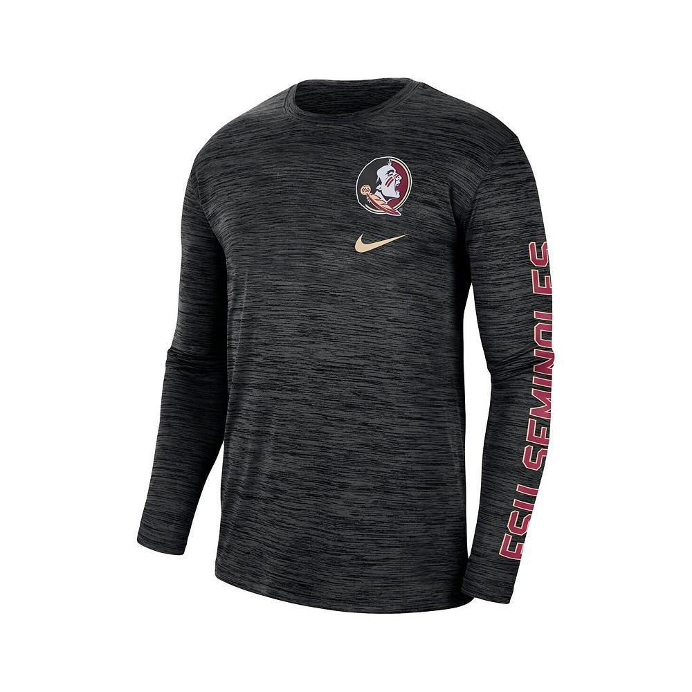 商品NIKE|Men's Black Florida State Seminoles Velocity Legend Team Performance Long Sleeve T-shirt,价格¥224,第4张图片详细描述