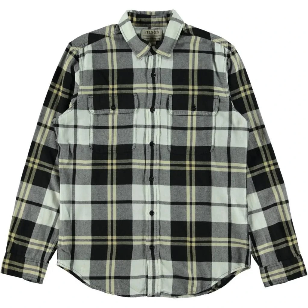 商品Filson|Filson Scout Shirt Black / White / Gold Plaid,价格¥1256,第1张图片