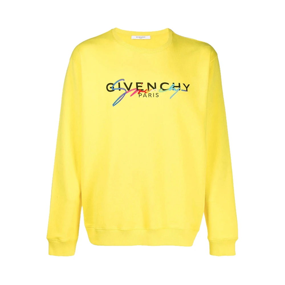 商品Givenchy|Givenchy 纪梵希 男士黄色棉质卫衣 BMJ03C30AF-737,价格¥3194,第1张图片