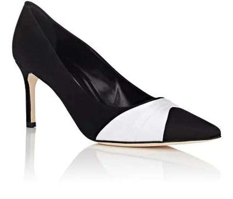 商品Manolo Blahnik|Sittia Satin Pumps,价格¥2150,第2张图片详细描述