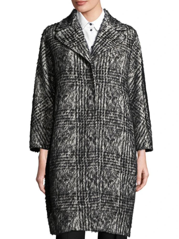 商品Piazza Sempione|Plaid Notch Lapel Coat,价格¥5611,第1张图片