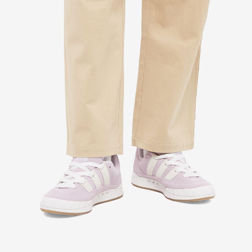 男款 Adimatic 休闲鞋 白紫色商品第6张图片规格展示