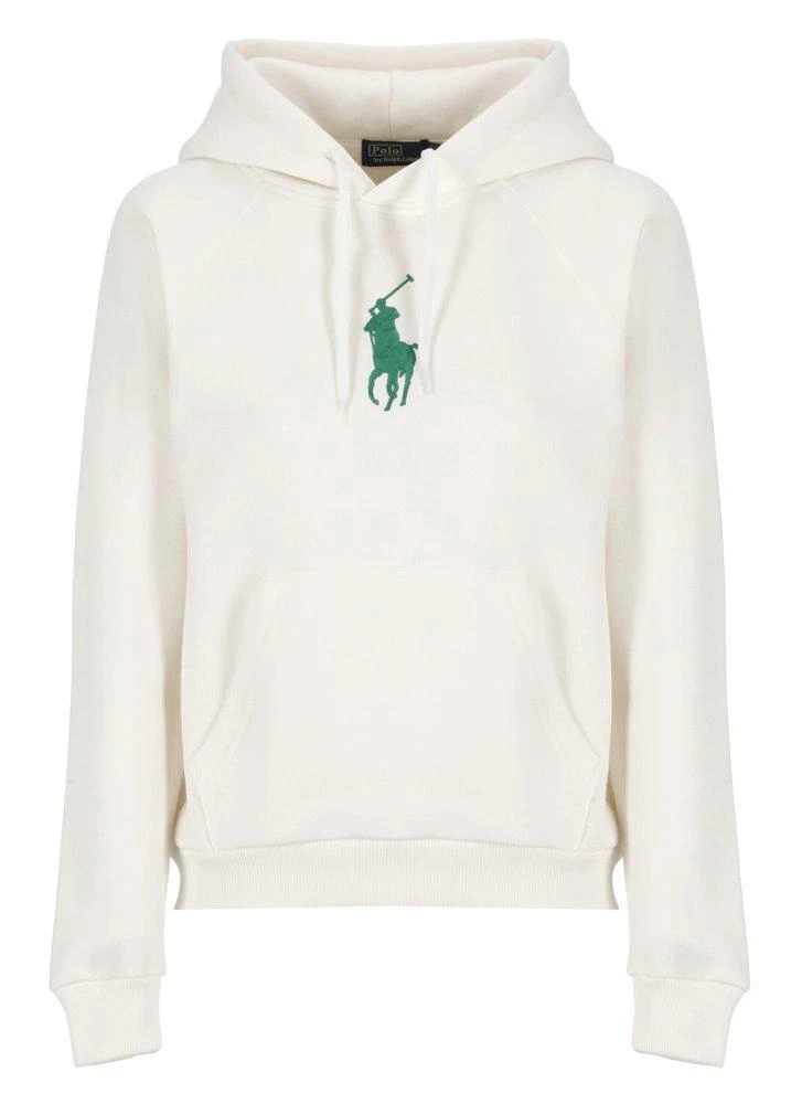 商品Ralph Lauren|Polo Ralph Lauren Polo Pony Embroidered Drawstring Jersey Hoodie,价格¥1252,第1张图片