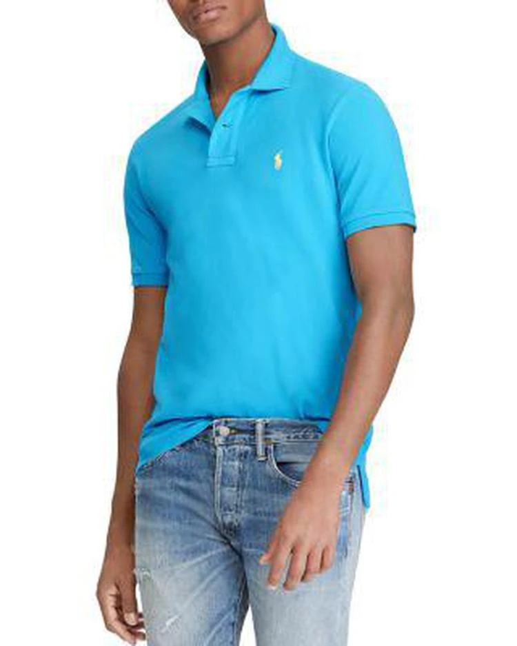 商品Ralph Lauren|Custom Slim Fit Mesh Short Sleeve Polo Shirt,价格¥230,第1张图片