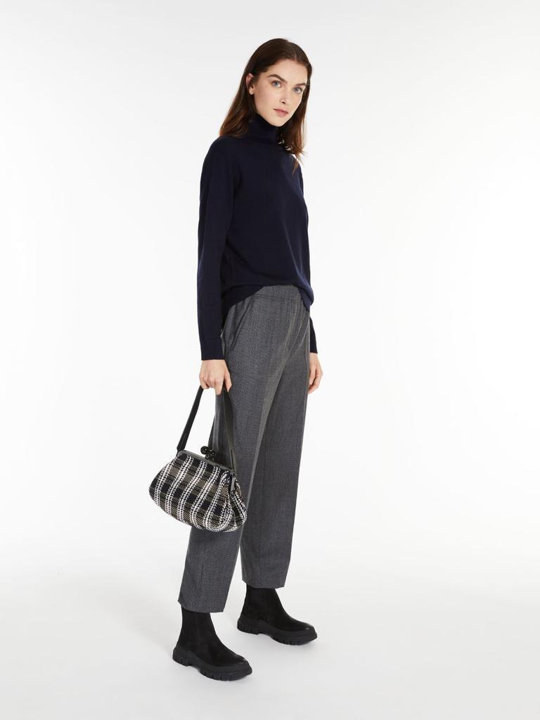 商品Weekend Max Mara|Wool flannel trousers,价格¥1560,第7张图片详细描述