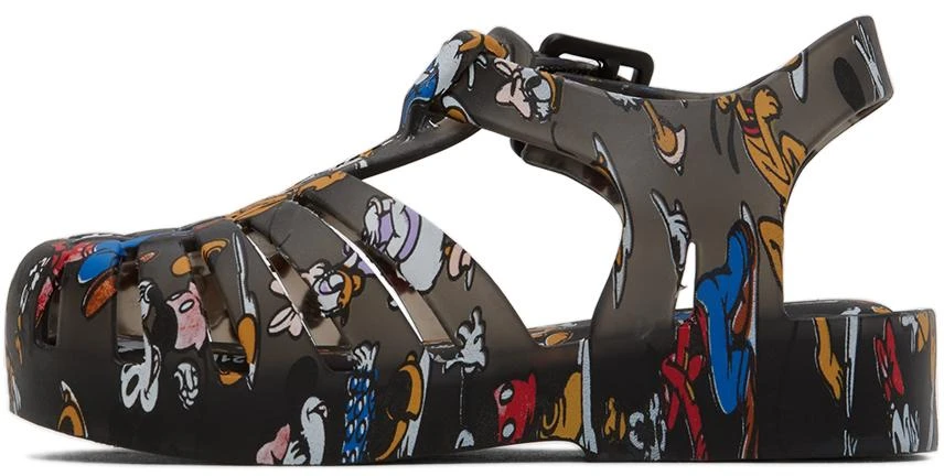 商品Mini Melissa|Baby Black Disney Edition Mickey & Friends Possession Flats,价格¥280,第3张图片详细描述