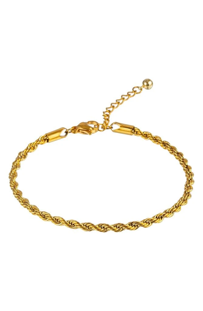 商品EYE CANDY LOS ANGELES|Ambre Set of 4 Imitation Pearl & Chain Bracelets,价格¥268,第4张图片详细描述