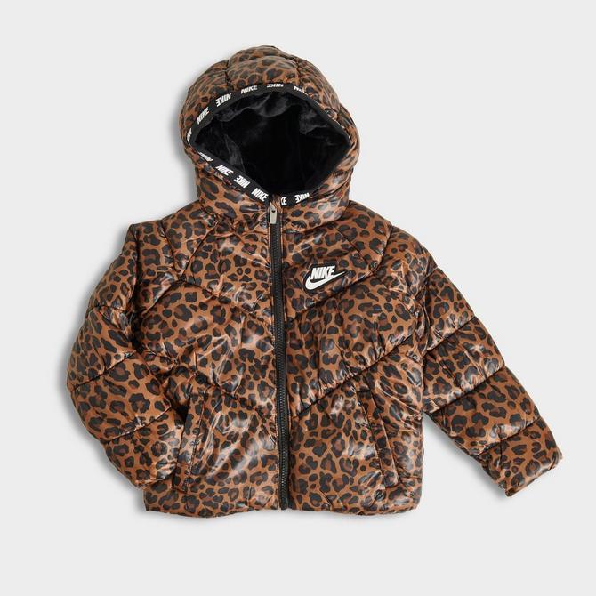 商品NIKE|Girls' Toddler Nike Printed Hooded Puffer Jacket,价格¥695,第4张图片详细描述