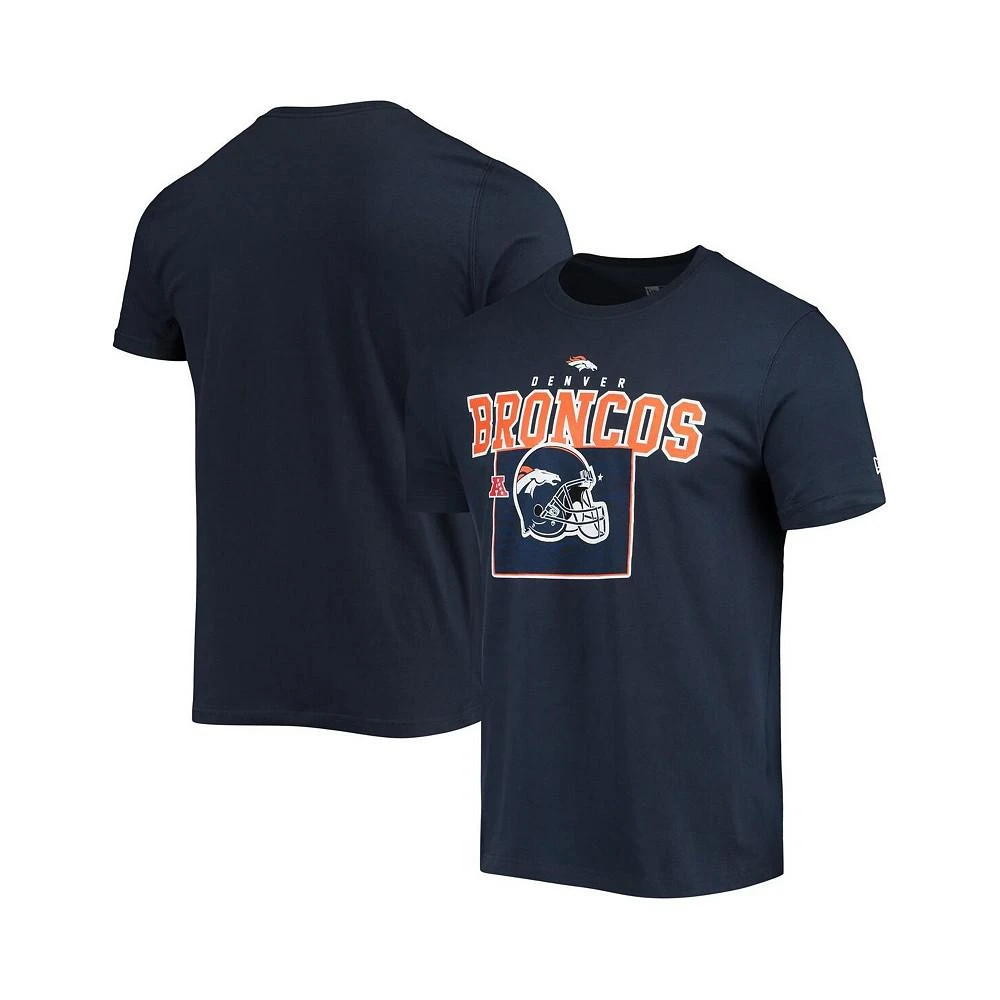 商品New Era|Men's Navy Denver Broncos Local Pack T-shirt,价格¥286,第1张图片