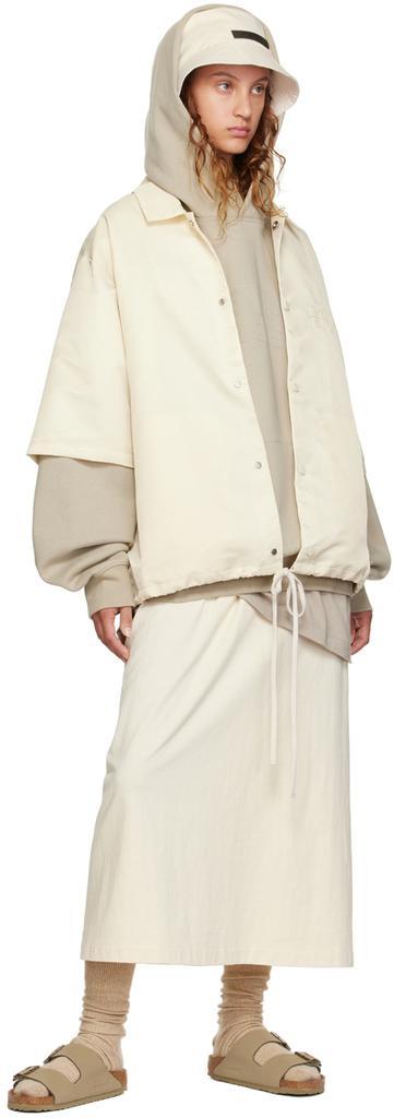 商品Essentials|灰白色抽绳半身裙,价格¥1079,第6张图片详细描述