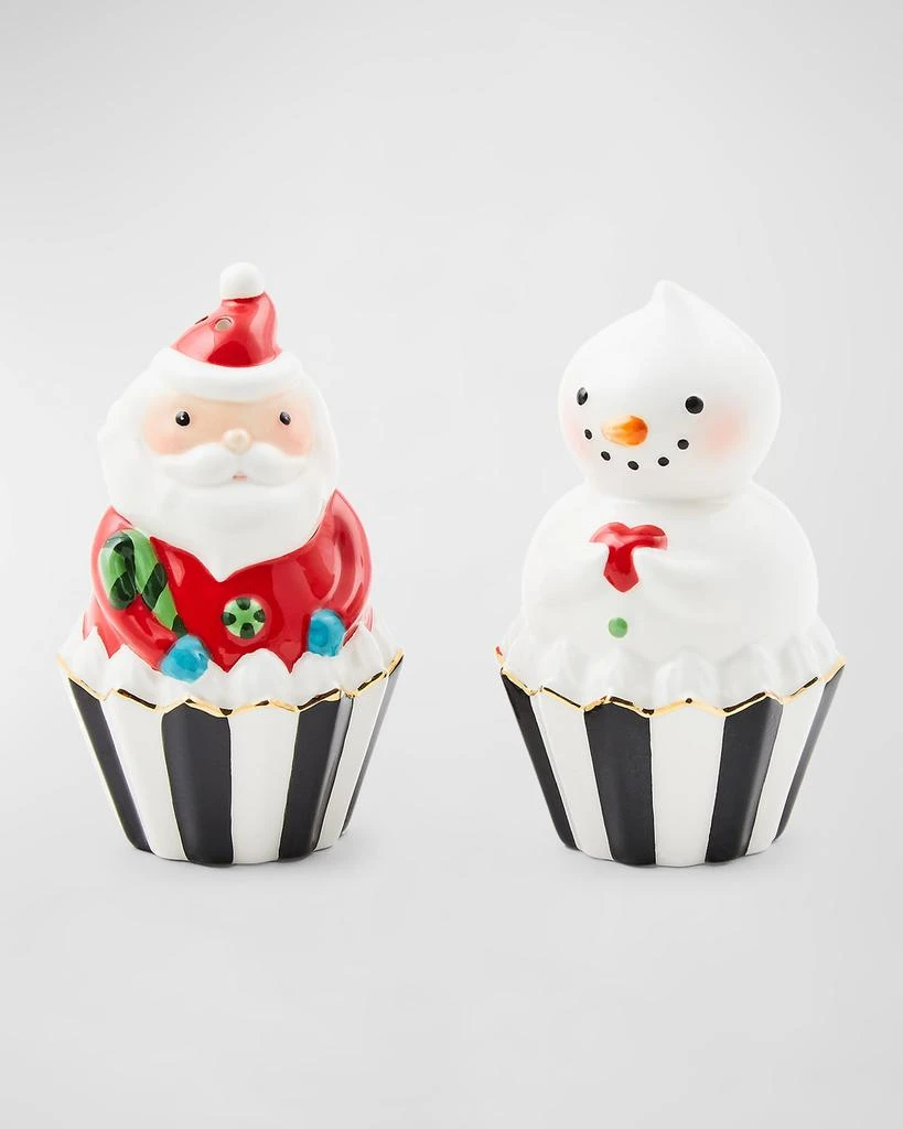 商品MacKenzie-Childs|Bake Shop Santa and Snowman Salt and Pepper Set,价格¥192,第1张图片