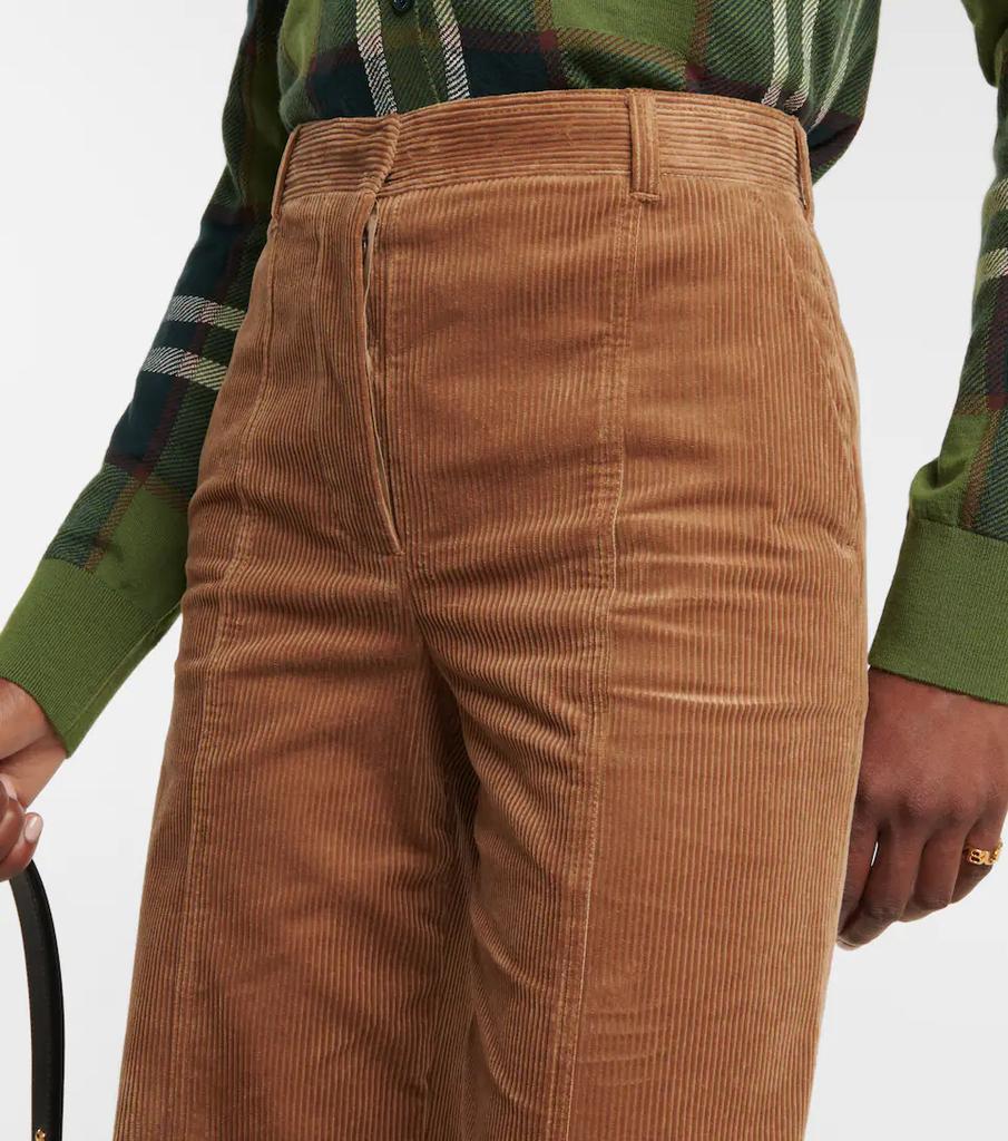 商品Burberry|High-rise corduroy pants,价格¥4880,第6张图片详细描述
