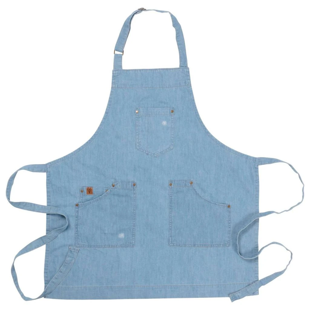 商品Kaf Home|Kaf Home - Denim Adult Apron,价格¥251,第1张图片