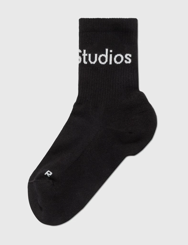 商品Acne Studios|Ribbed Logo Socks,价格¥264,第2张图片详细描述