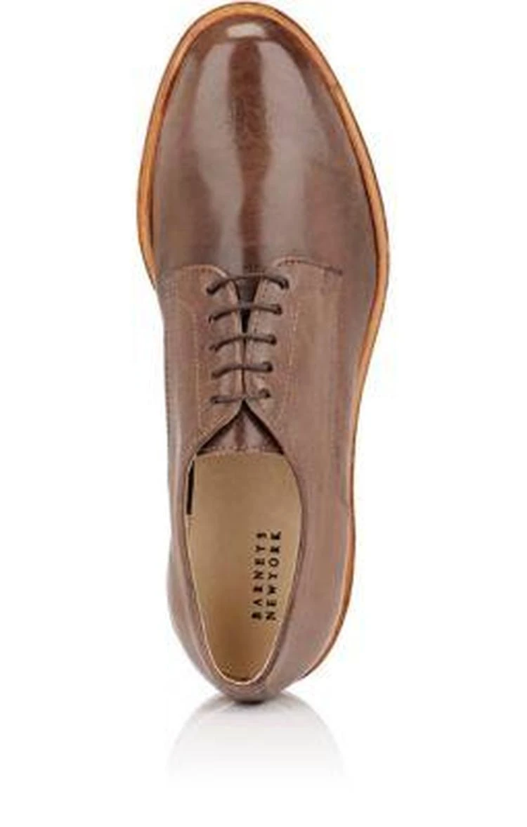 商品Barneys New York|Burnished Leather Bluchers,价格¥1320,第4张图片详细描述