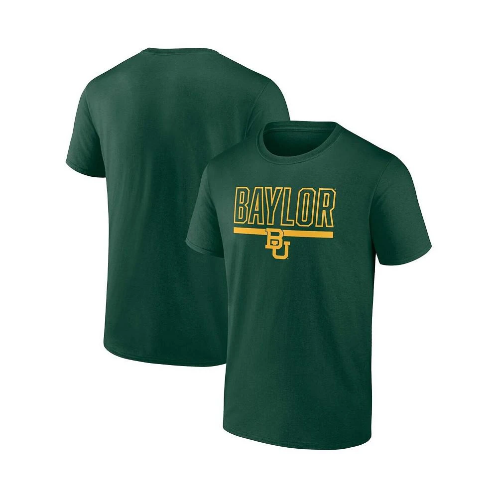 商品Fanatics|Men's Branded Green Baylor Bears Classic Inline Team T-shirt,价格¥190,第1张图片