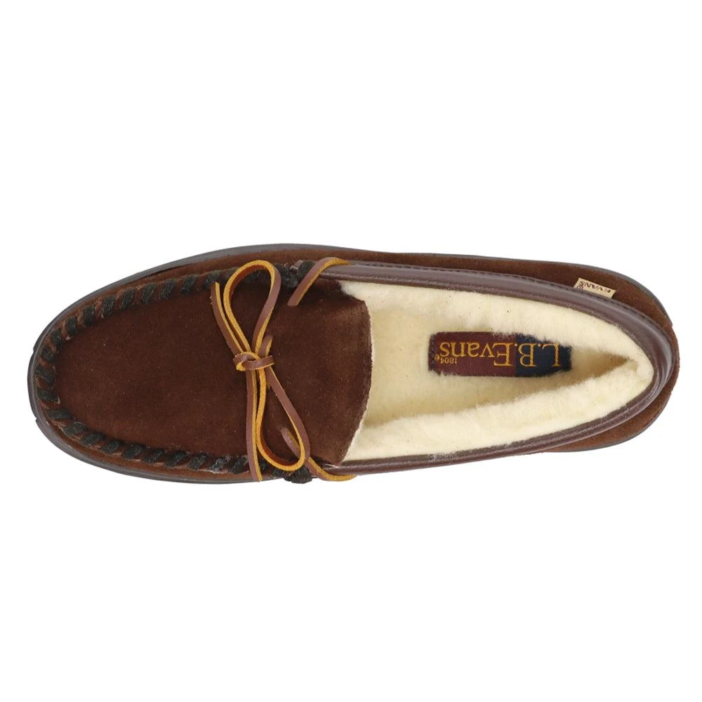 商品L.B. Evans|Atlin Boa Moccasin Slippers,价格¥416,第4张图片详细描述