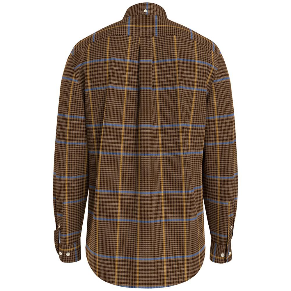 Men's Plaid Long Sleeve Classic-fit Shirt商品第5张图片规格展示