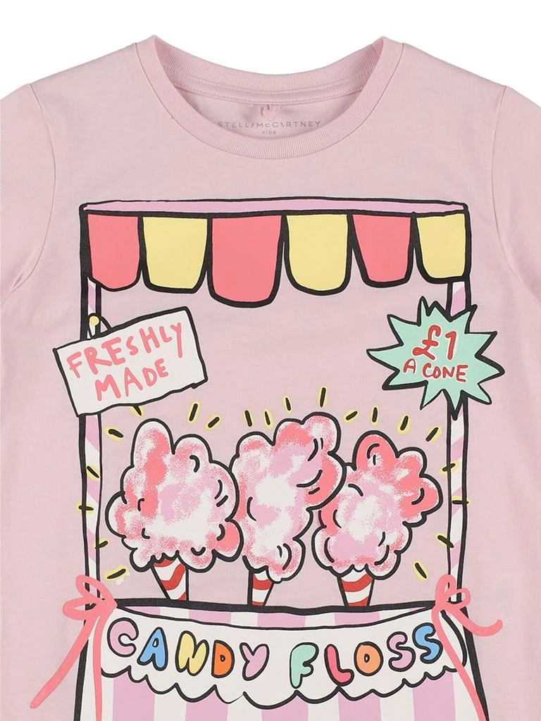 STELLA MCCARTNEY KIDS Candy Floss Organic Cotton T-shirt 1