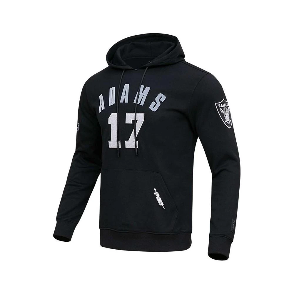 商品Pro Standard|Men's Davante Adams Black Las Vegas Raiders Player Name and Number Pullover Hoodie,价格¥899,第3张图片详细描述