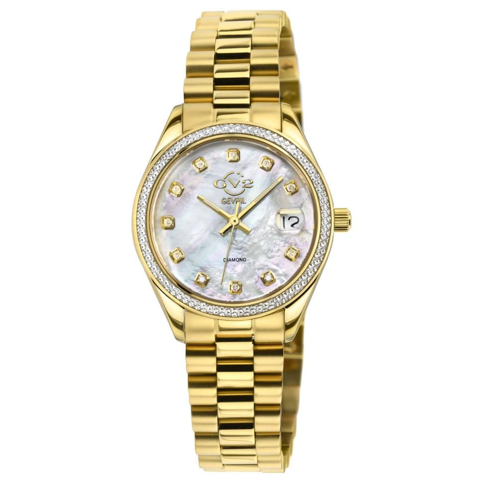 商品Gevril|GV2 by Gevril Turin Diamond Women's Watch,价格¥6390,第1张图片