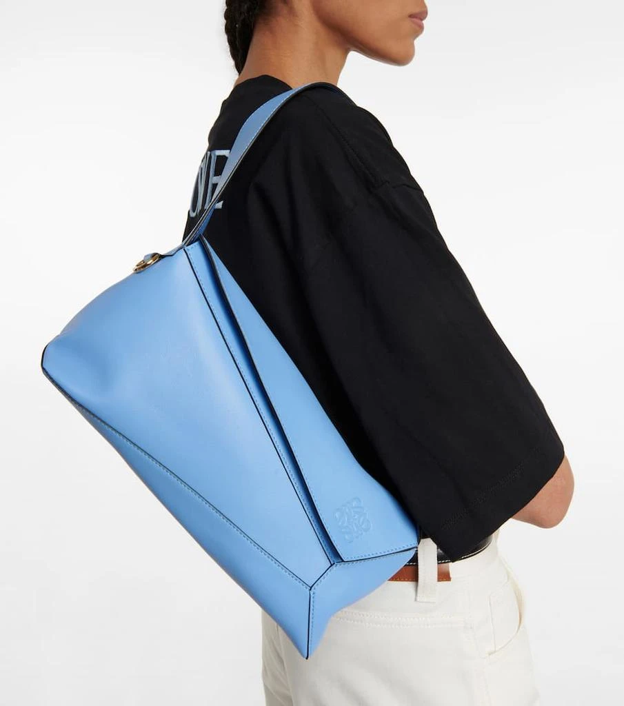 商品Loewe|Puzzle slouchy leather shoulder bag,价格¥18281,第2张图片详细描述