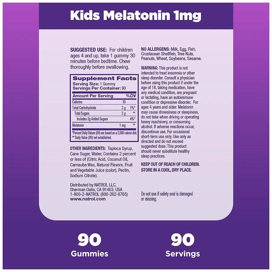 Kids Melatonin Sleep Support Gummies Berry 商品