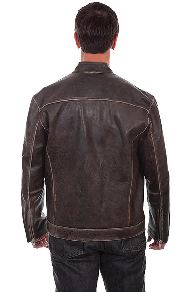 商品Scully Leather|Leather Racing Jacket,价格¥2710,第2张图片详细描述
